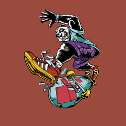 Свитшот хлопковый мужской Extreme skating, цвет: кирпичный — фото 2