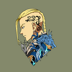 Свитшот хлопковый мужской ДРАКЕН ТОКИЙСКИЕ МСТИТЕЛИ ТОСВА, цвет: авокадо — фото 2