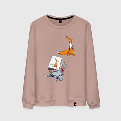 Мужской свитшот Художник так видит