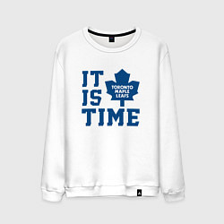 Мужской свитшот It is Toronto Maple Leafs Time, Торонто Мейпл Лифс
