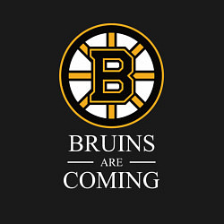 Свитшот хлопковый мужской Boston are coming, Бостон Брюинз, Boston Bruins, цвет: черный — фото 2