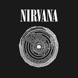 Свитшот хлопковый мужской Nirvana Нирвана Круги ада, цвет: черный — фото 2