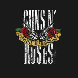 Свитшот хлопковый мужской Guns N Roses Рок группа, цвет: черный — фото 2