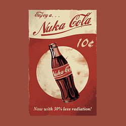 Свитшот хлопковый мужской Fallout Nuka Cola Poster Pop art, цвет: кирпичный — фото 2