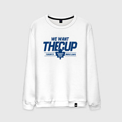 Мужской свитшот Toronto Maple Leafs We want the cup Торонто Мейпл