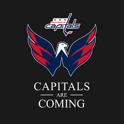 Свитшот хлопковый мужской Washington Capitals are coming, Вашингтон Кэпиталз, цвет: черный — фото 2