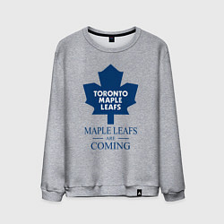 Мужской свитшот Toronto Maple Leafs are coming Торонто Мейпл Лифс