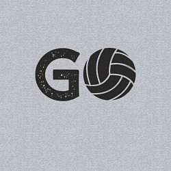 Свитшот хлопковый мужской Go Volleyball, цвет: меланж — фото 2