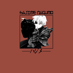 Свитшот хлопковый мужской Арифурэта: Сильнейший ремесленник в мире, Хадзимэ, цвет: кирпичный — фото 2