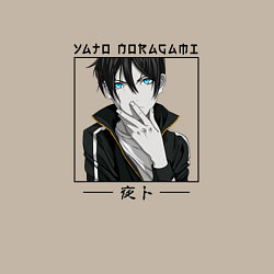 Свитшот хлопковый мужской Ято Yato, Noragami, цвет: миндальный — фото 2