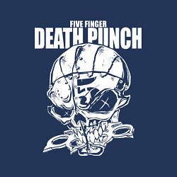 Свитшот хлопковый мужской Five Finger Death Punch Groove metal, цвет: тёмно-синий — фото 2