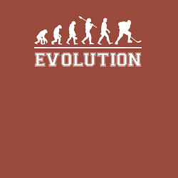 Свитшот хлопковый мужской HOCKEY EVOLUTION ХОККЕЙ ЭВОЛЮЦИЯ, цвет: кирпичный — фото 2