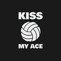 Свитшот хлопковый мужской Kiss - My Ace, цвет: черный — фото 2