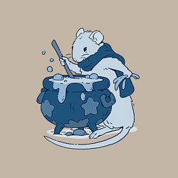 Свитшот хлопковый мужской Маленький маг, цвет: миндальный — фото 2