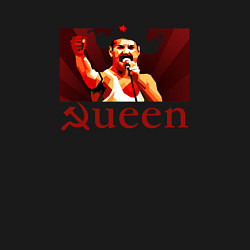 Свитшот хлопковый мужской Queen Серп и Молот, цвет: черный — фото 2