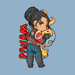 Свитшот хлопковый мужской Panam Панам Cyberpunk 2077, цвет: мягкое небо — фото 2