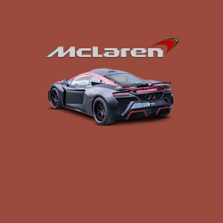 Свитшот хлопковый мужской McLaren Racing Team Motorsport, цвет: кирпичный — фото 2