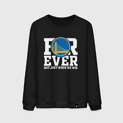 Свитшот хлопковый мужской Golden State Warriors FOREVER NOT JUST WHEN WE WIN, цвет: черный