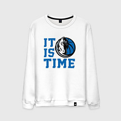 Мужской свитшот It Is Dallas Mavericks Time Даллас Мэверикс