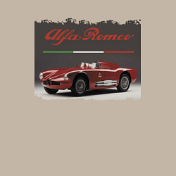 Свитшот хлопковый мужской Alfa Romeo Retro, цвет: миндальный — фото 2