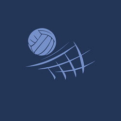 Свитшот хлопковый мужской Volleyball Block, цвет: тёмно-синий — фото 2