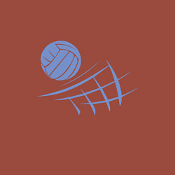 Свитшот хлопковый мужской Volleyball Block, цвет: кирпичный — фото 2