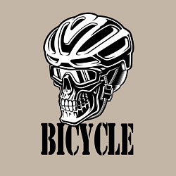 Свитшот хлопковый мужской Bicycle Skull, цвет: миндальный — фото 2