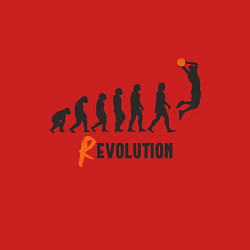 Свитшот хлопковый мужской Баскетбольная революция, цвет: красный — фото 2