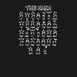 Свитшот хлопковый мужской THE HAKA танец новозеландских регбистов, цвет: черный — фото 2