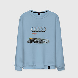 Свитшот хлопковый мужской Audi Concept Sketch, цвет: мягкое небо