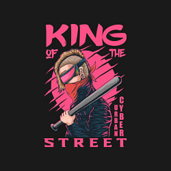 Свитшот хлопковый мужской Cyberpunk King of the street, цвет: черный — фото 2