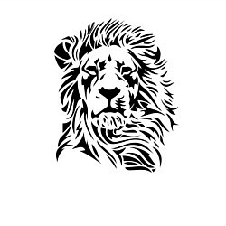 Свитшот хлопковый мужской Lion Graphics, цвет: белый — фото 2