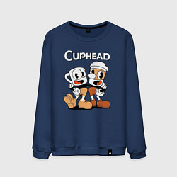 Мужской свитшот Cuphead 2 чашечки