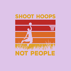 Свитшот хлопковый мужской Shoot hoops, цвет: лаванда — фото 2