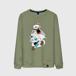Мужской свитшот Чашки Cuphead