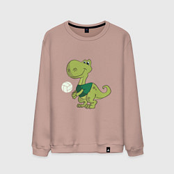 Мужской свитшот Volleyball Dinosaur