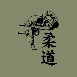 Свитшот хлопковый мужской JUDO БРОСОК, цвет: авокадо — фото 2