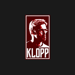 Свитшот хлопковый мужской Klopp - Liverpool, цвет: черный — фото 2