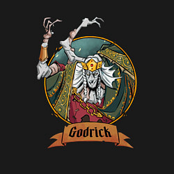 Свитшот хлопковый мужской Godrick Elden ring, цвет: черный — фото 2