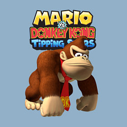 Свитшот хлопковый мужской Mario Donkey Kong Nintendo, цвет: мягкое небо — фото 2