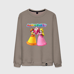 Свитшот хлопковый мужской Mario Party Nintendo, цвет: утренний латте