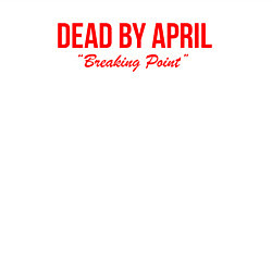 Свитшот хлопковый мужской Dead by april metal,, цвет: белый — фото 2