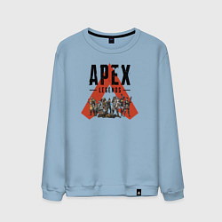 Свитшот хлопковый мужской Apex Legends - All Star, цвет: мягкое небо
