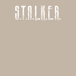 Свитшот хлопковый мужской S T A L K E R - Logo, цвет: миндальный — фото 2