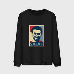 Свитшот хлопковый мужской Salah Obey, цвет: черный