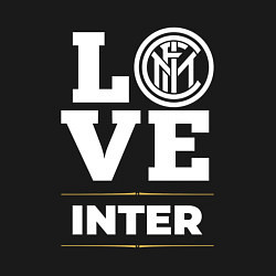 Свитшот хлопковый мужской Inter Love Classic, цвет: черный — фото 2