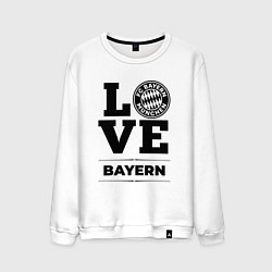 Свитшот хлопковый мужской Bayern Love Классика, цвет: белый