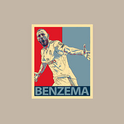 Свитшот хлопковый мужской Madrid - Benzema, цвет: миндальный — фото 2