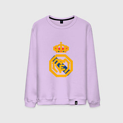 Свитшот хлопковый мужской Football - Real Madrid, цвет: лаванда