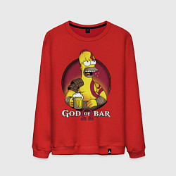 Мужской свитшот Homer god of bar